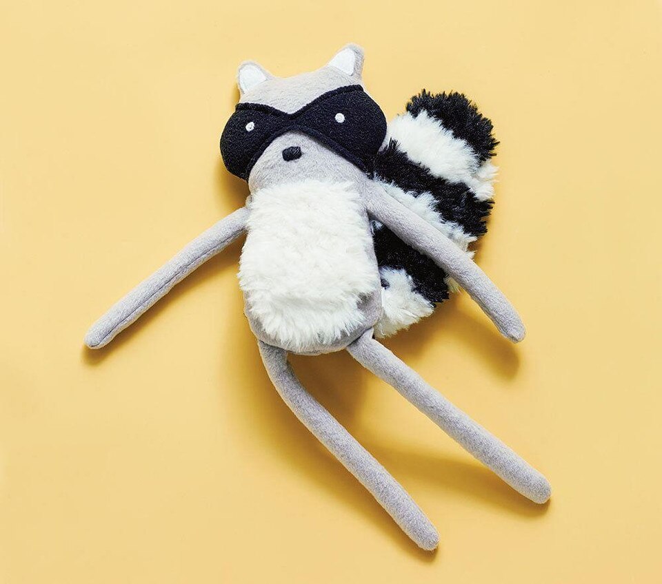 national geographic raccoon plush